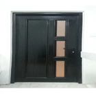 Pintu  Alumunio Single Warna Hitam Tebal 1.5mm 1