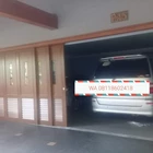 Wood Color Aluminum Folding Garage Door 2