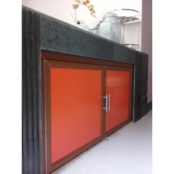Pintu penutup kichen set aluminium